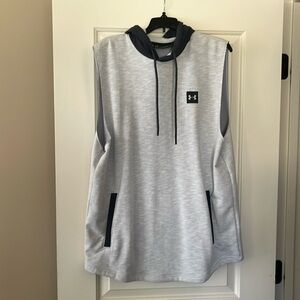 Under Armour sleeveless hoodie. New without tags. Never worn.